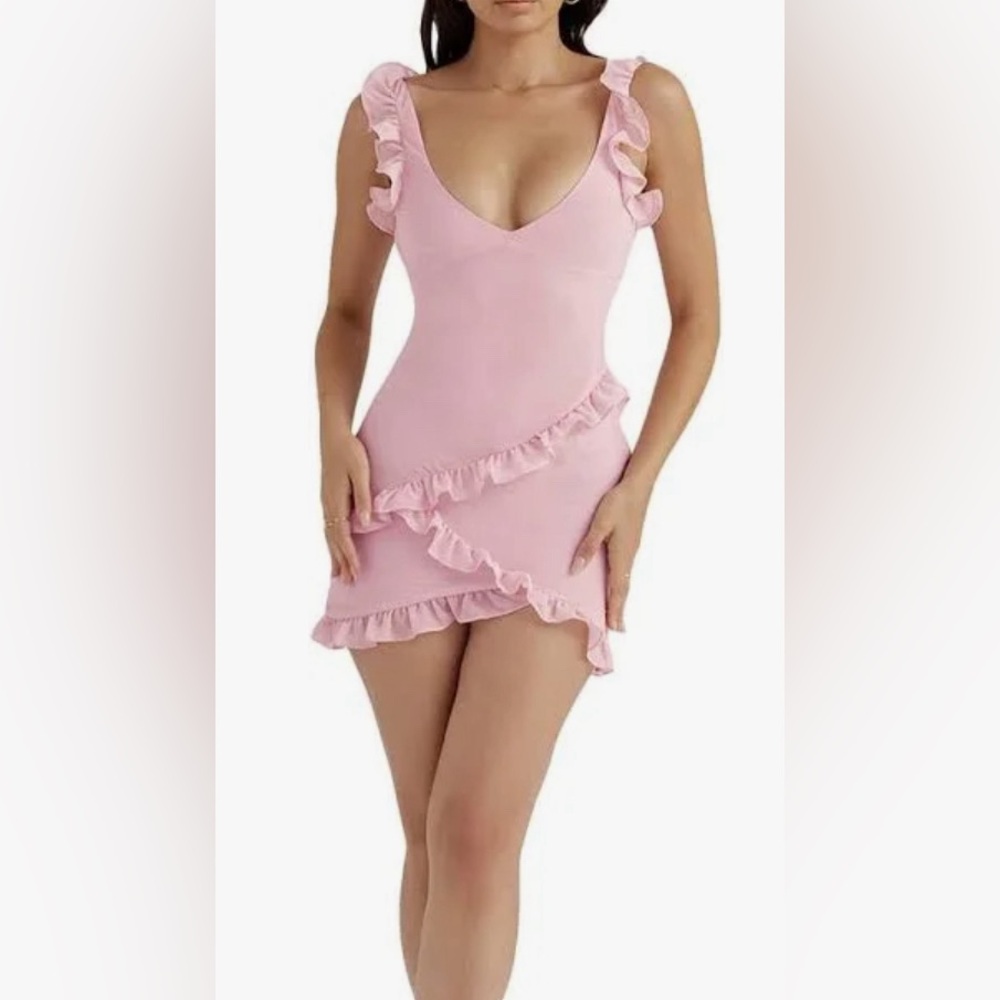 House of CB pink mini dress